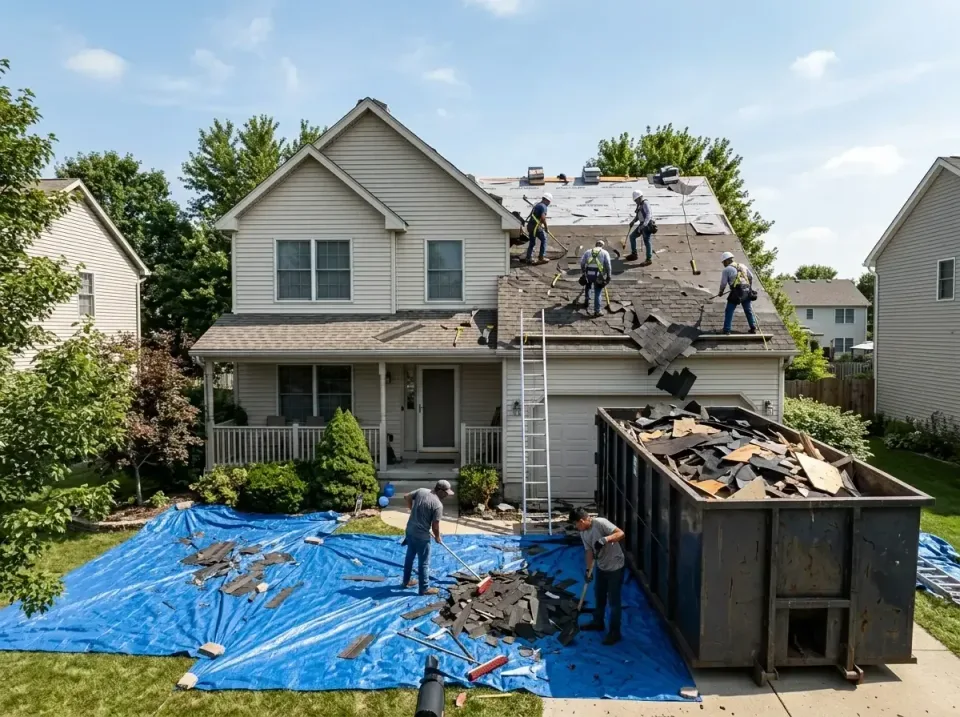 roof-replacement-debris-remova-004 — frequently asked questions, Cheapest Dumpster Rentals in Fort Myers Shores, FL